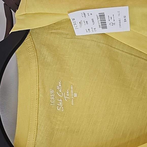 2 NTW J Crew Slub Cotton Tee Size M - Picture 4 of 8